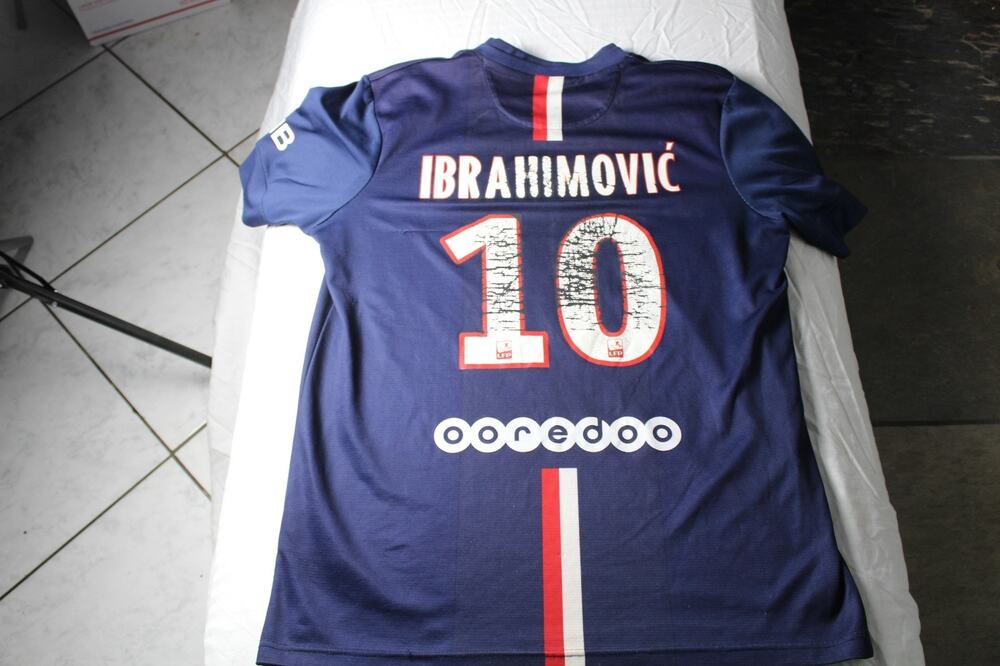 Nike Paris Saint-Germain PSG 2014-15 Home Jersey #10 Zlatan Ibrahimovic LFP